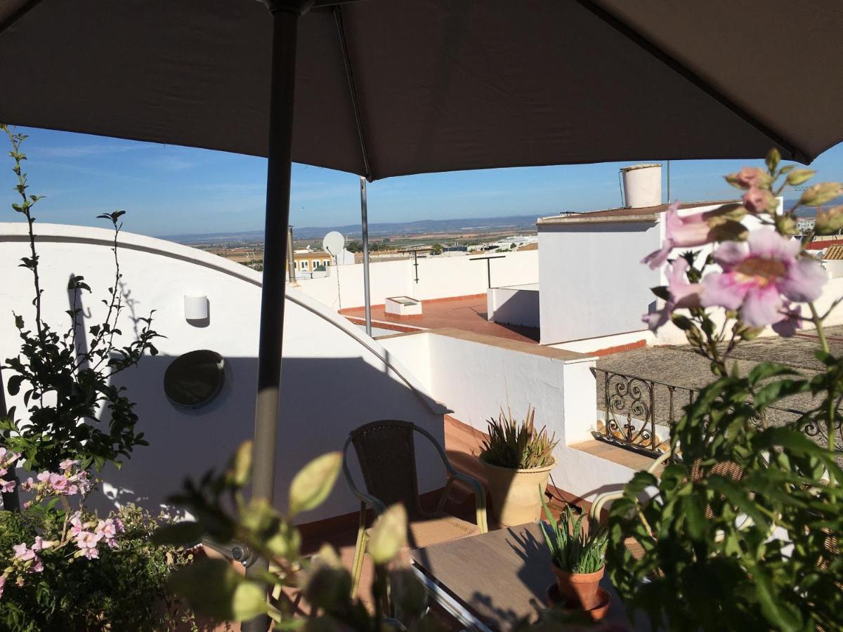 فيلا Casa Leon Blanco Carmona Reformada Centrica Con Chimenea Y Terraza Con Vistas المظهر الخارجي الصورة